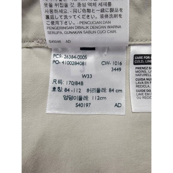 Levis Pants Womens 33 Tan Beige Straight Leg Casual Utility Chino NWT - Picture 9 of 16